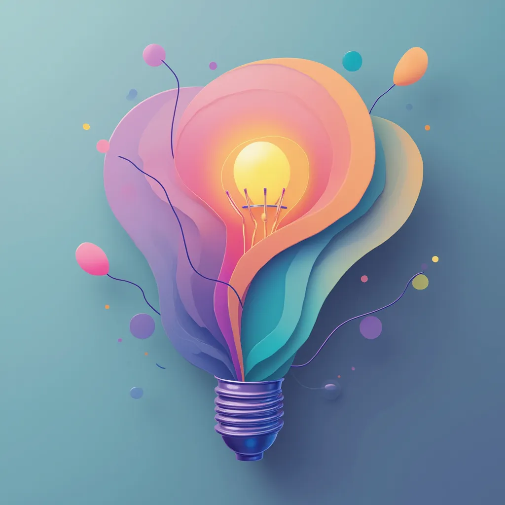 Icono estilizado de innovación